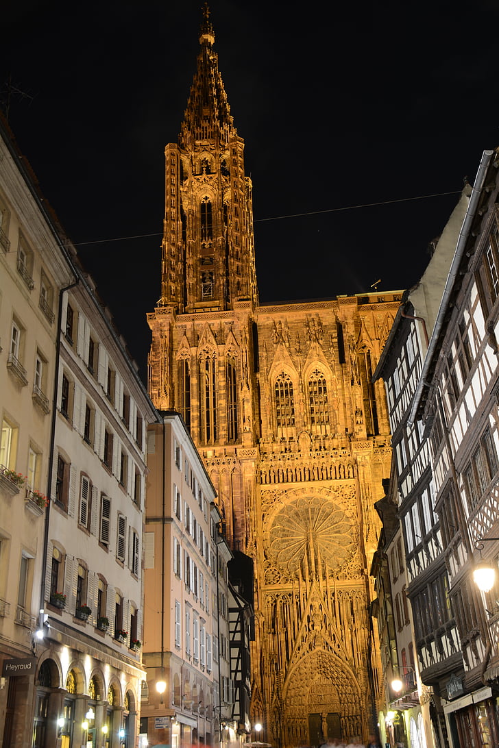 Strasbourg, katedralen, Alsace, kulturarv