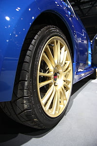 Subaru, pneu, corrida, cubo de roda, esportes, automotivo
