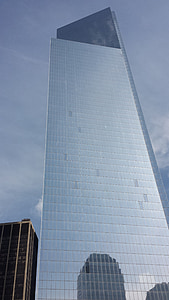 纽约, 世贸中心, 障碍, 摩天大楼, 国际大都会, 1wtc, 纽约州