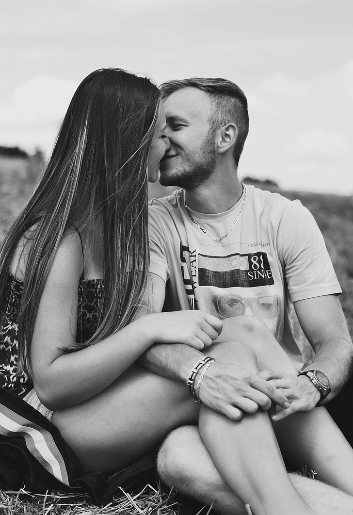 love, couple, nature, people, outdoors, black And White, men
