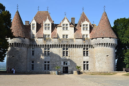 Château de monbazillac, renessansen, slottet, Renaissance chateau, Monbazillac, Dordogne, Frankrike