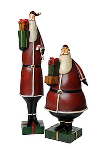 figurines de Noël, figure de Noël, Santa claus, décoration de Noël, chiffres, décoration, complet du corps
