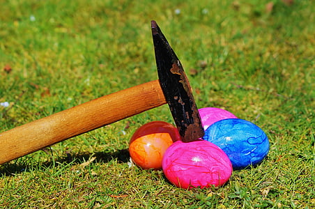 Easter egg, Rush, āmurs, Atveriet, pļavas, zaļa, zāle