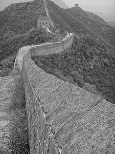 Kina, væg, Beijing, kinesiske mur, Asien, grænsen, verdenskulturarv
