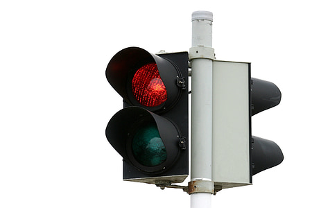 semafori, luce rossa, traffico, oggetto