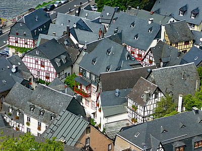 Beilstein, Sachsen, Đức, Mosel, phố cổ, địa điểm tham quan, fachwerkhaus