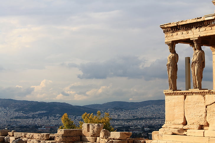 Akropolis, Řecko, starověké, Atény, Řečtina, Evropa, orientační bod
