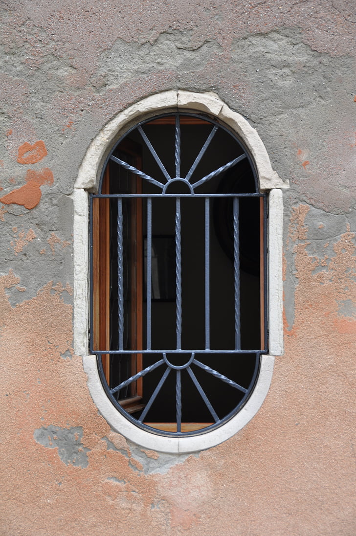 finestra, architettura, griglia, inferriate, Casa, parete, Hauswand