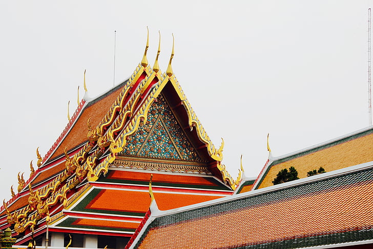 tempelet, taket, Pagoda, arkitektur, Palace, buddhisme, Sørøst