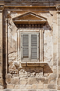 Italija, Sicilija, Ragusa, Ragusa: ibla, okno, izteklo, arhitektura