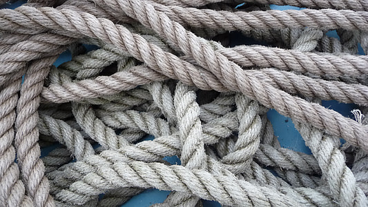 thaw, ship traffic jams, rope, ship, twisted ropes, cordage, leash