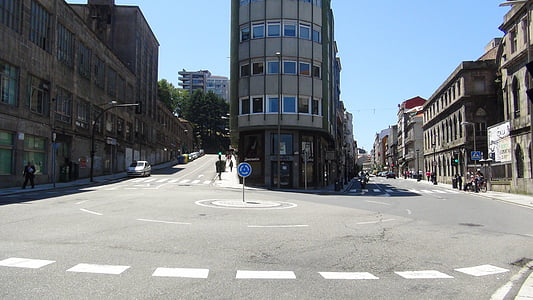 město Vigo, Paseo Alfons, Městská krajina, Centrum města