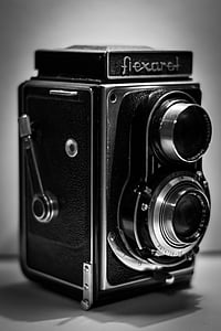 flexaret, stari fotoaparat, kamero, stari, film, snemati velblod, stredoformát