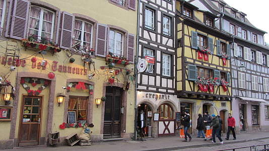 Colmar, França, edifícios