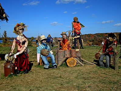 scarecrow, autumn, fall, seasonal, holiday, harvest, season