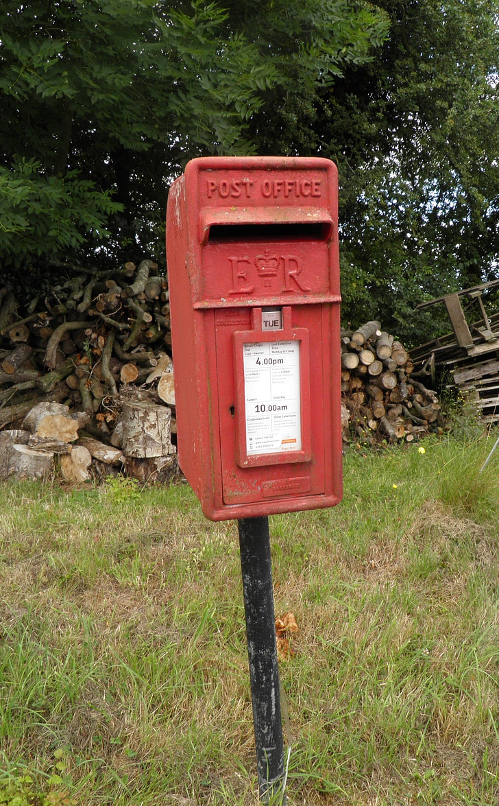Post box, Vintage, vidéki, régi, mail, retro, levél