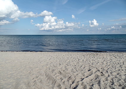 pesek, marielyst, Danska, Lolland, Beach, vode