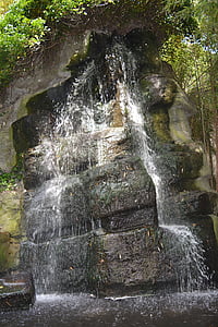 waterfall, nature, landscape, cascade, water, fall