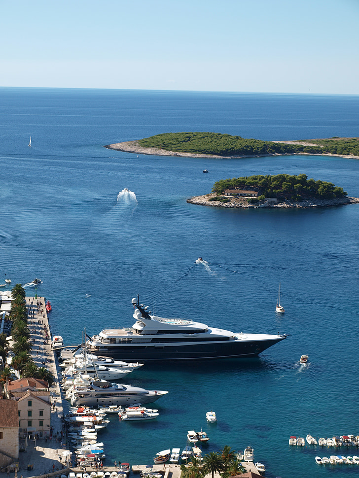 Croazia, mare Adriatico, barca a vela, mare, Yacht, Isole