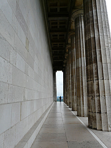 arcade, columnar, walhalla, memorial, hall of the fallen, donaustauf, ludwig i
