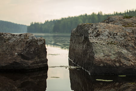 Lake, Bãi biển, nước, Phần Lan, mùa hè, danh lam thắng cảnh, đảo