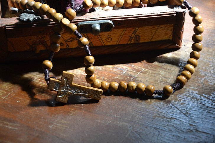 the rosary, beads, christian, cross, jesus