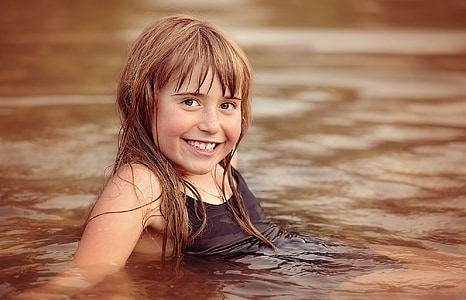 person, human, girl, water, wet, nature, natural bathing lake