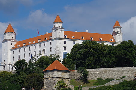 Братислава, Словакия, Замок, город