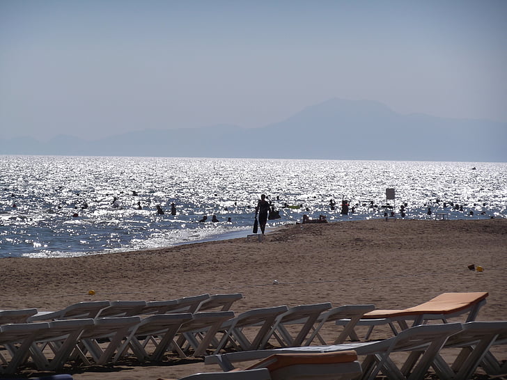 Beach, Turkki, Holiday, Sea, Antalya, Ocean, loma
