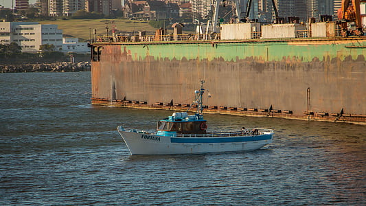 loď, Mar del plata, Argentina, přístav