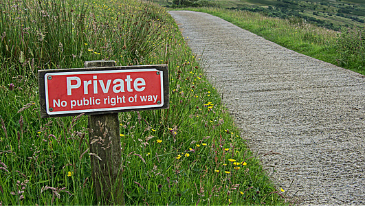 Private, Zeichen, Warnung, Datenschutz, Zugang, beschränkt, verboten