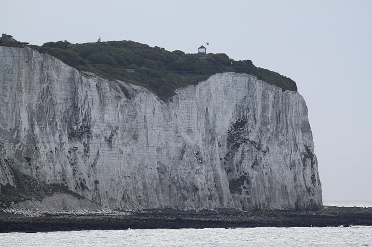 Dover, białe klify, klify, morze, Wybrzeże, ścieżka, Anglia