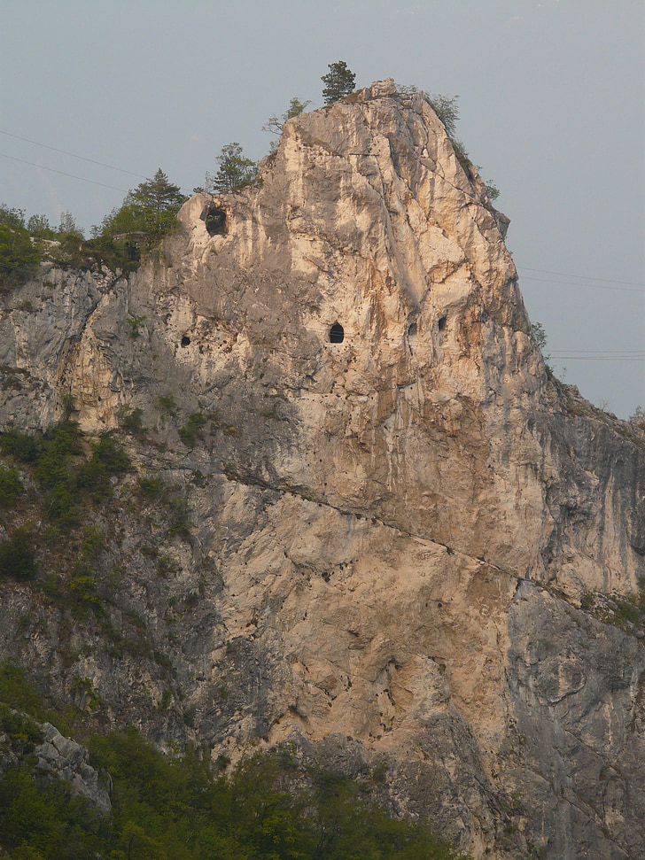Via ferrata f susatti, horolezectví, Lago di Garda, Rock crash, skalní hranu, kolmé, strmý
