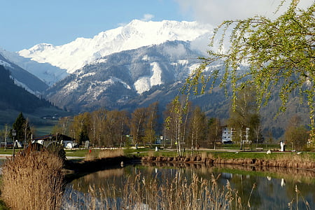 Альпійська, Високий Тауерн, вод, uttendorf, води, Весна, краєвид