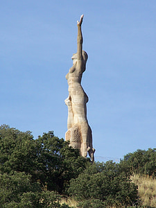 Angeles de san rafael, skulptur, Segovia, Spanien, turisme