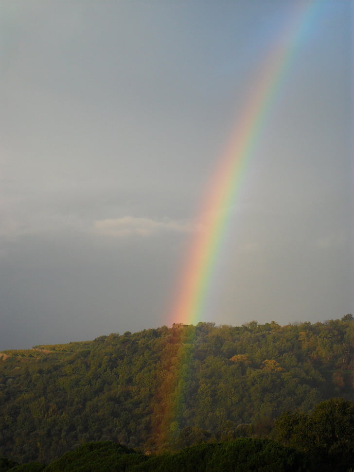 Rainbow, Natura, niebo, kolory