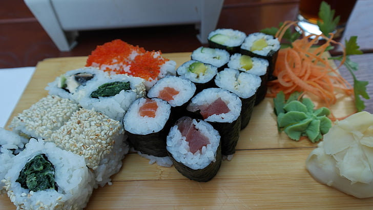 Sushi, Japans, Azië, voedsel, RAW, Sashimi, Frisch