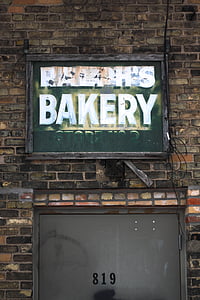 Kentsel, işareti, fırın ekmek üreticileri, iş, Şehir, Bina, şehir merkezinde