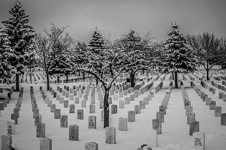 zăpadă, cimitir, Naţional gravesite