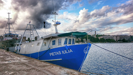 Jadransko morje, Harbour, pristanišča, čoln, ladja, ribič, ribolov