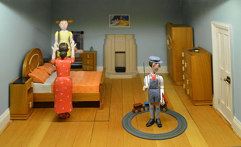 Dom lalki, figurki, makro, Architektura, Dzieciństwo, lalka, Struktura