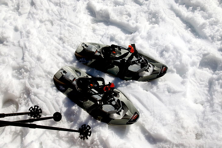 tuyết giày, Snowshoeing, tuyết, Alpine, dãy núi, mùa đông, bergsport