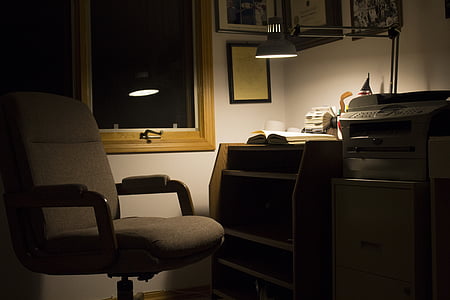 Cartea, scaun, întuneric, decor, echipamente, Rame, lampa