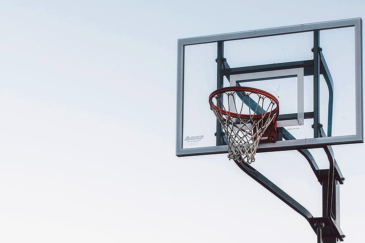 basketball, rim, hoop, net, sports, backboard, glass