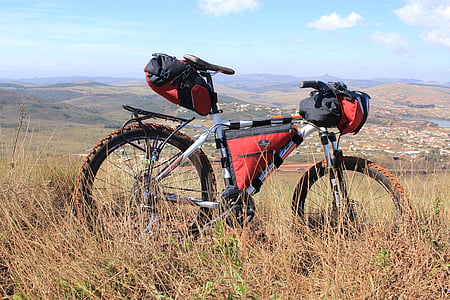 Bike balenie northpak, cyklus cestovného ruchu, Bike, Šport, Mountain, Cyklistika, bicyklov