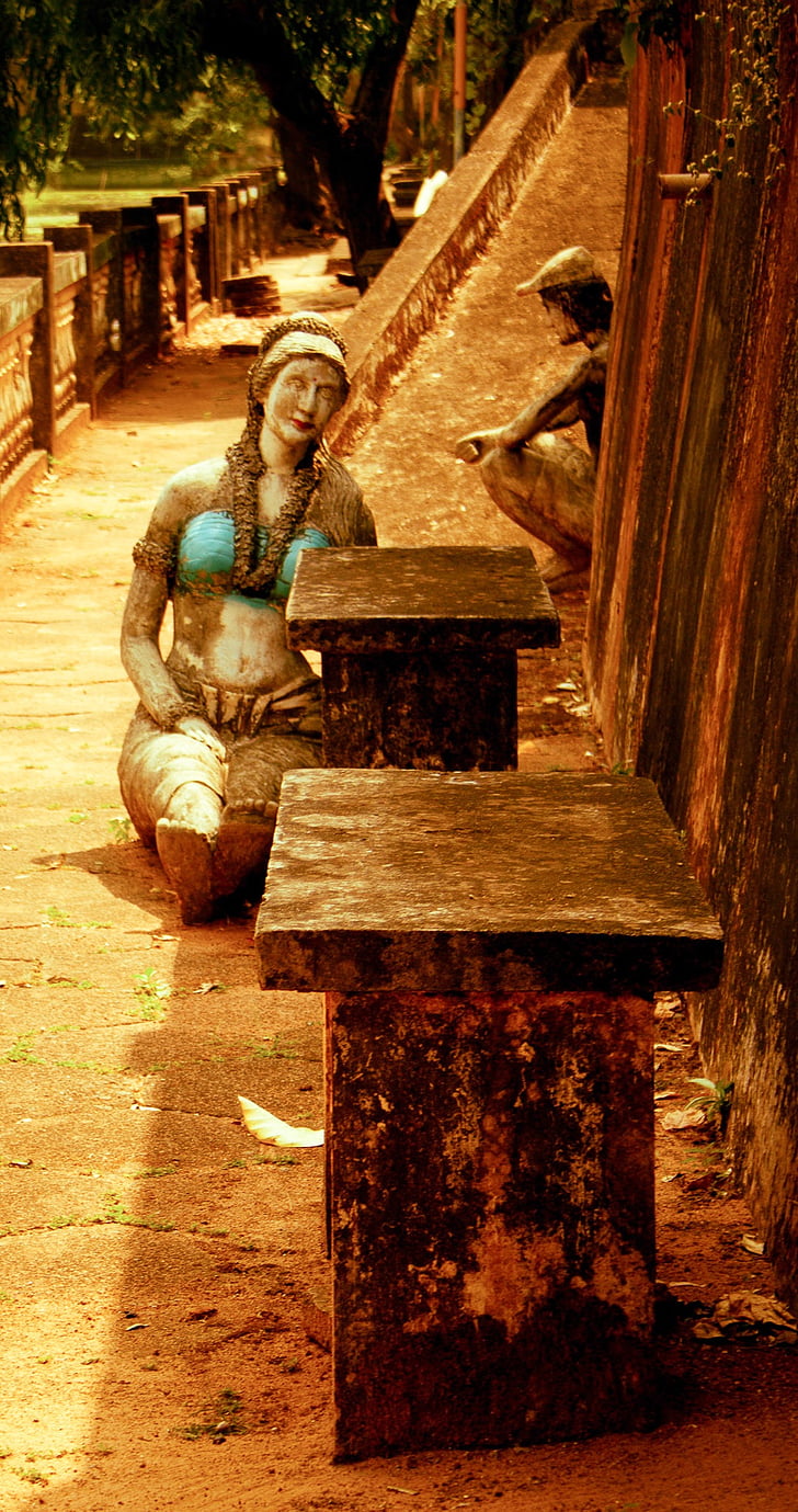 India, figur, stein kunst, elven, Hindu, statuen, Kerala