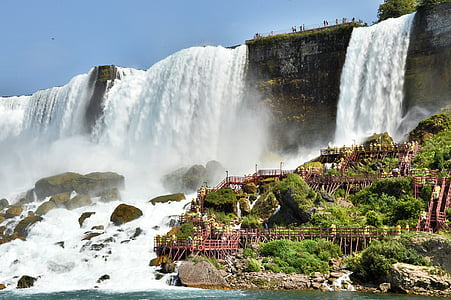Niagara falls, Stany Zjednoczone Ameryki, mas wody