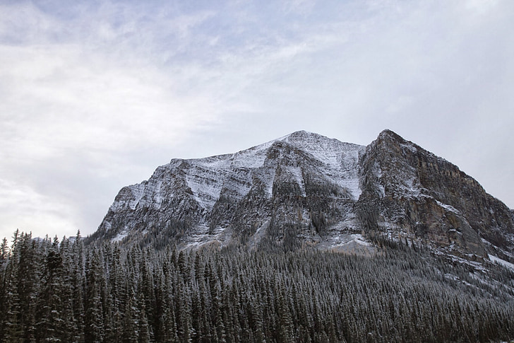 Banff, Národní, parku, Hora, Rocky, Rocky mountains, krajina