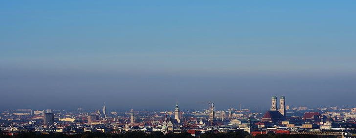 München, Frauenkirche, Bayern, delstatshovedstaden, byen, landemerke, bygge
