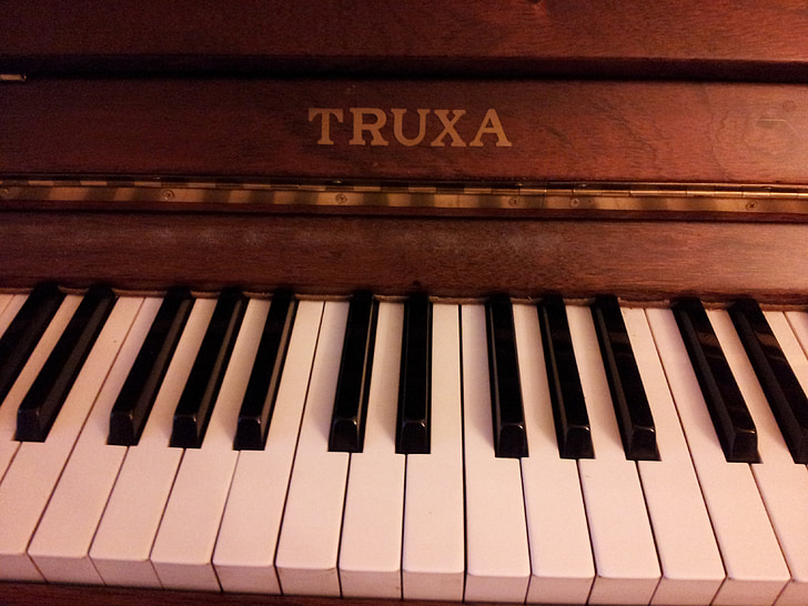 fortepijonas, raktai, pianino klaviatūra, muzikos instrumentas, klaviatūros priemonė